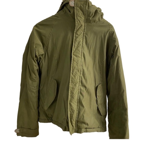 Aritzia TNA - Honey Ryder Parka - Olive Green - Size Medium - Picture 2 of 8